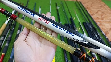 Video 1037: Cần Cắm GỐC câu biển. cần dây trong sưu tầm, Lure biển 