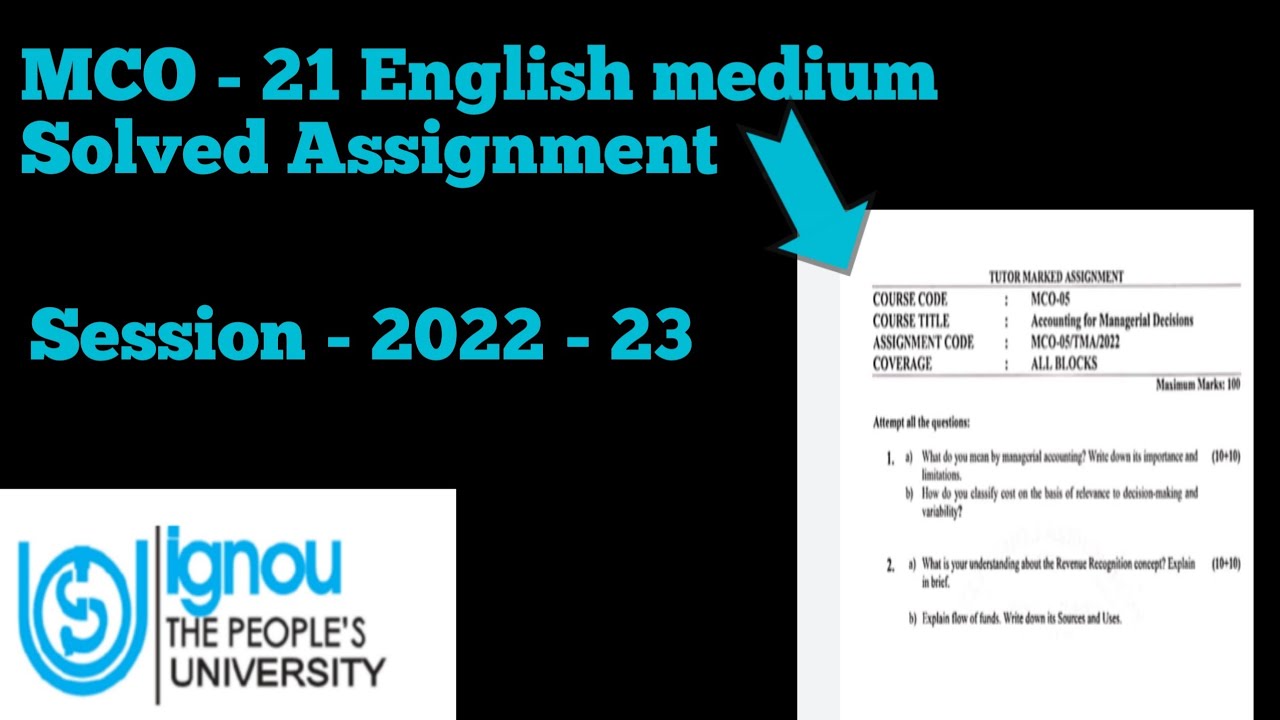 mco 21 solved assignment 2022 23