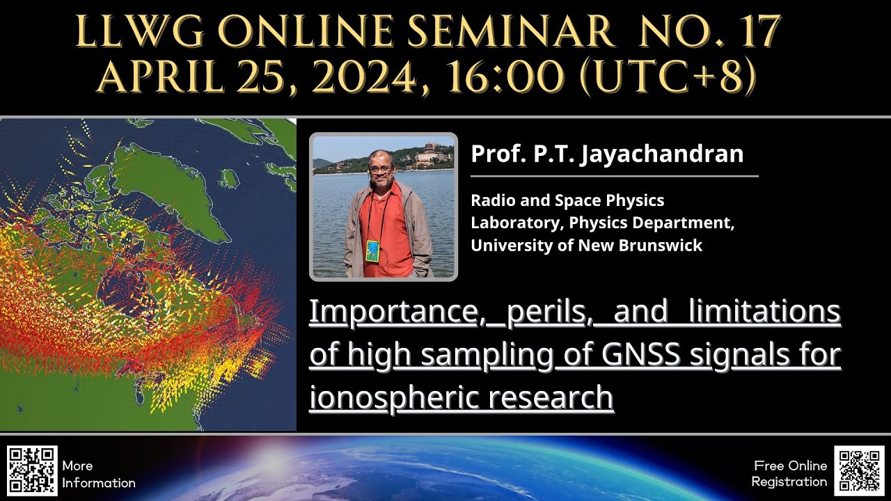 [LLWG No.17] Importance, perils, and limitations of high sampling of GNSS signals for ionospheric...
