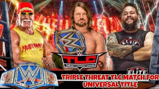 WWEPPSSPP TRIPLE THREAT TLC MATCH FOR UNIVERSAL TITLE || IN WWEPPSSPP GAMEPLAY VIDEO