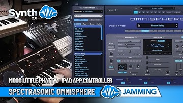 MOOG LITTLE PHATTY + IPAD APP CONTROLLER & OMNISPHERE | JAMMING
