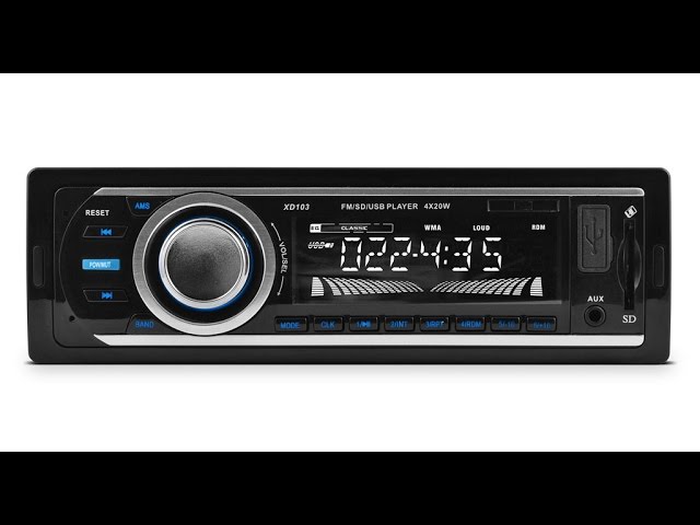 XO Vision Car Stereo Receiver with 20 watts x 4 and USB Port and SD