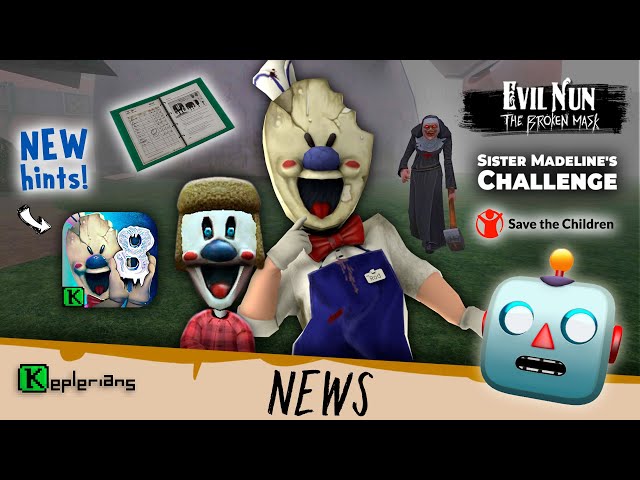 ICE SCREAM 8 GAMEPLAY Work In Progress 🍧 PRE-REGISTRATION REWARDS 🎁  Sister Madeline CHALLENGE 🔨 NEWS 