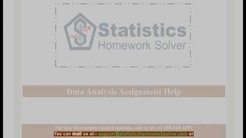 Quantitative Analysis Homework Help
