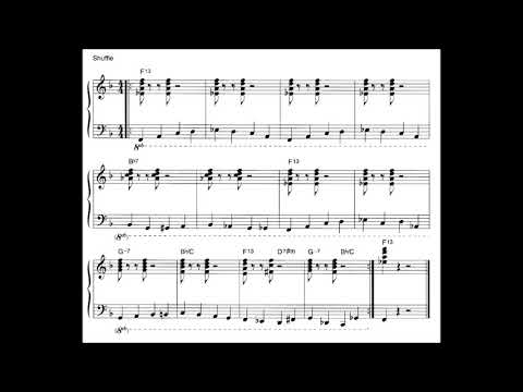 Dave Limina - Hammond Organ Riff 22 - Shuffle - Tutorial Lesson Keyboard Piano