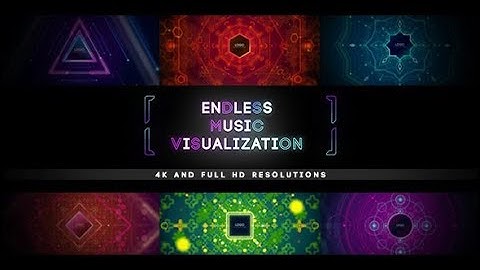 10 Endless Music Visualization-Audio React Tunnel | After Effects Template