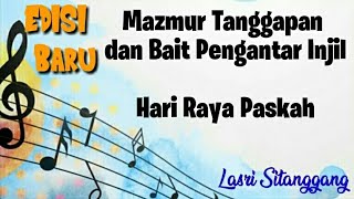 Mazmur Tanggapan||EDISI BARU || Hari Raya Paskah || 31 Maret 2024 || Lasri Sitanggang