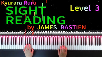 【 SIGHT READING 】Level 3 #14　by JAMES BASTIEN　/　バスティンピアノライブラリー 初見の練習 レベル3　#14