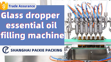 Automatic filling capping machine line for glass dropper bottle essential oil
