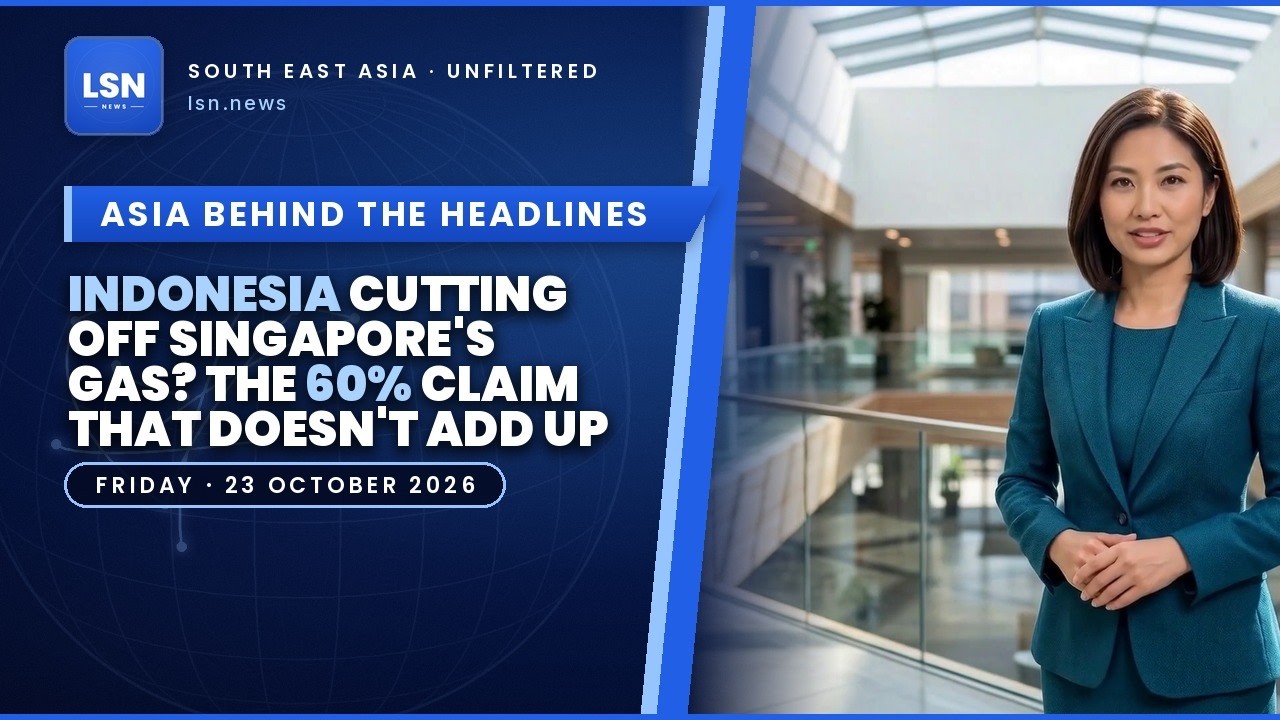 Indonesia cutting off Singapore's gas? The 60% claim that doesn't add up