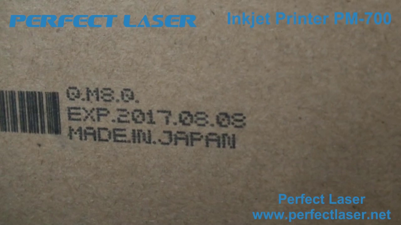 Perfect Laser Inkjet Printer barcode  printing on Carton  Dot matrix printing PM 700