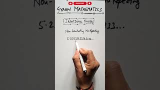 How To Write Irrational Numbers #irrationalnumber #irrationalnumbers