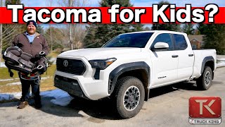2024 Toyota Tacoma Car Seat Test - Is the Double Cab Tacoma Family Approved? by Truck King 4,337 views 1 day ago 8 minutes, 2 seconds