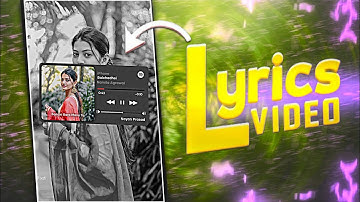 Video iPhone Spotify lyrics status video editing tutorial | AlightMotion | Nayan Prasad