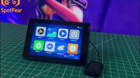 ESP32 【Mini Tablet】 【Mini OS】 MP3 Video Playback Clock Sub-Screen Ornaments [High Fps] For Arduino