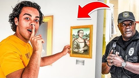 INBREKEN bij Museum en eigen SCHILDERIJ ophangen!