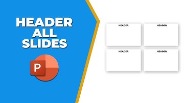 How to add header in PowerPoint to all slides