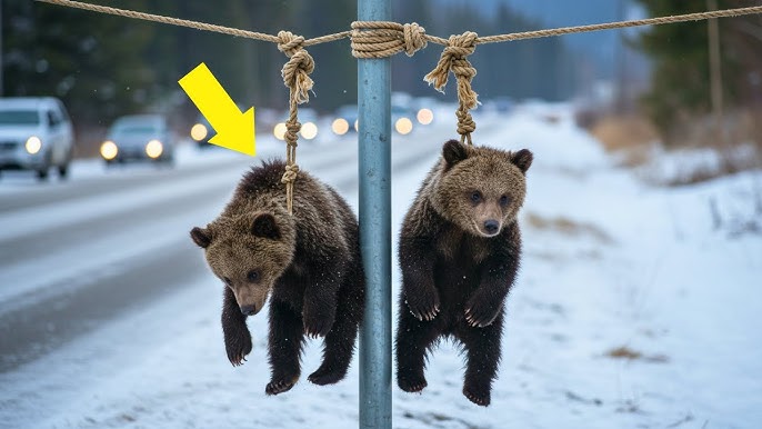 A Cruel Man Left Two Grizzly Bear Cubs by the Highway — But he Never  Imagined Who Would Save Them.