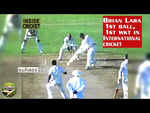 BRIAN LARA - WORST BALL TO PICK FIRST WICKET IN INTERNATIONAL CRICKET