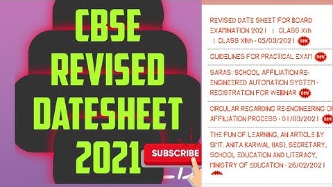 cbse board revised date sheet 2021, CBSE changed datesheet, cbse revised datesheet 2021, #shorts