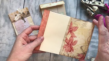 #7 Mini Notebooks for Junk Journals, Junk Journaling Ephemera, Easy Junk Journaling Ideas
