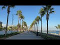 Limassol, Cyprus | Embankment Molos and Marina | Late autumn 2021 | 4K walking tour