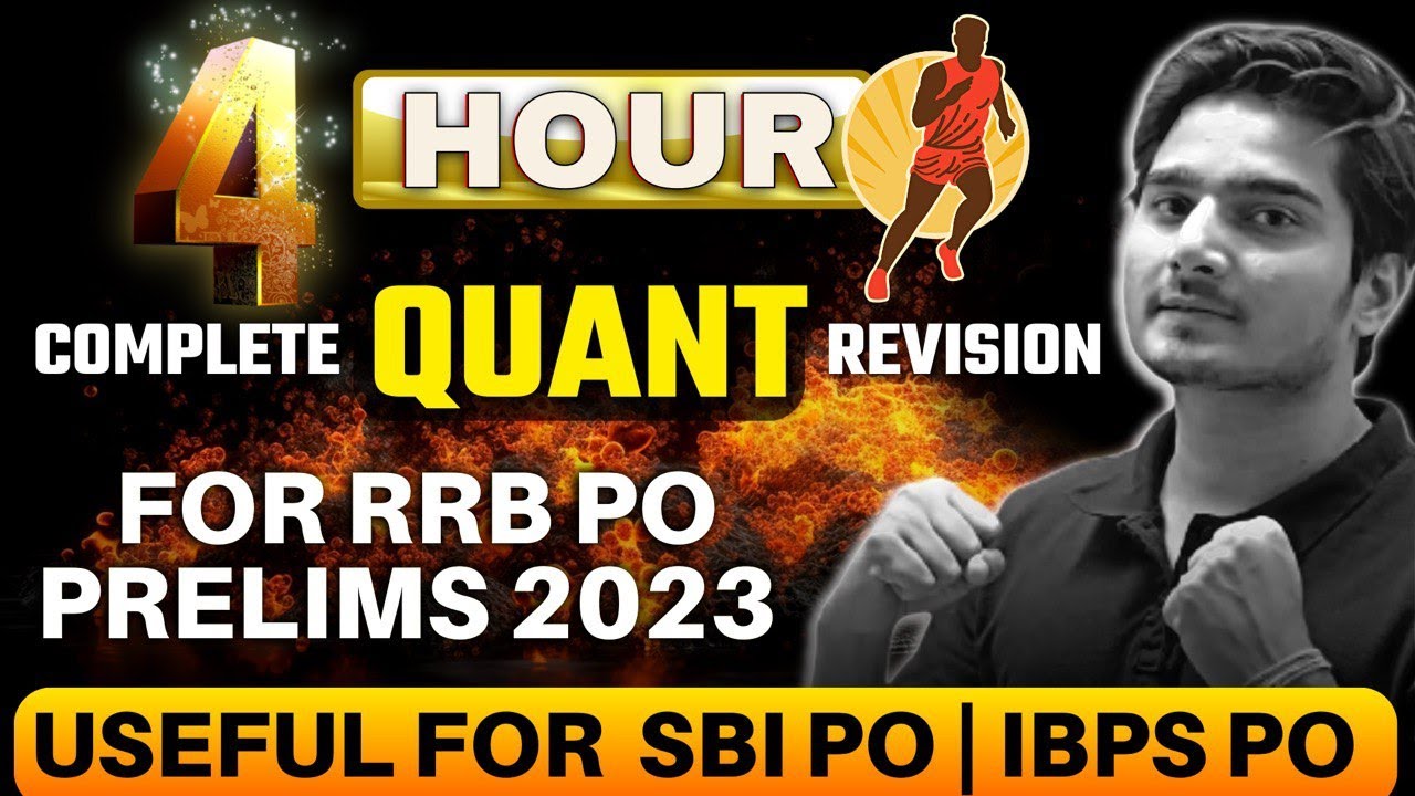 Complete Quant Revision Marathon | RRB PO Quant Marathon | RRB PO 2023 ...