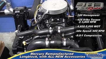 MerCrusier 383 MAG Stroker INBOARD Engines, Standard & Reverse Rotation