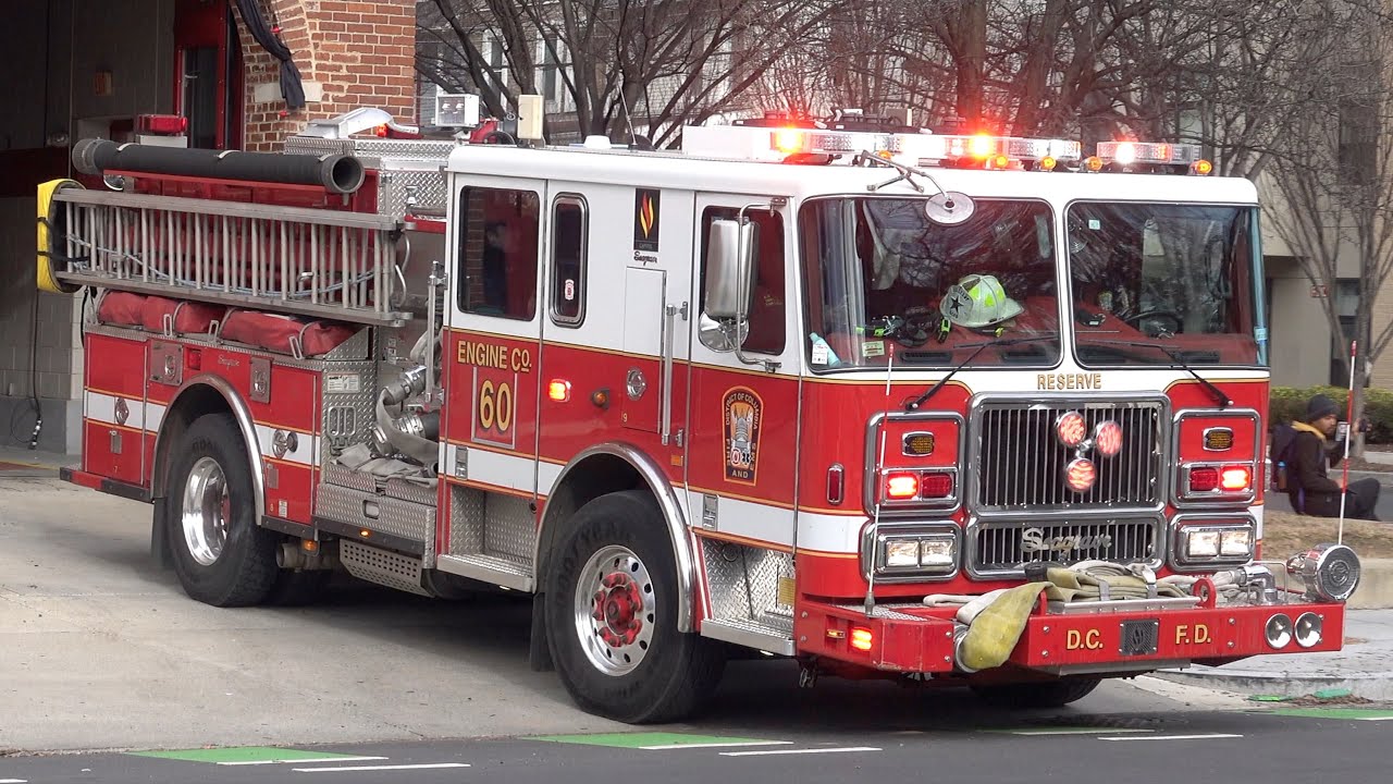 DCFD Engine 60 & Medic 8 Responding - YouTube