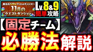 固定チーム】この立ち回りが安定!!11月のクエスト チャレンジLv8