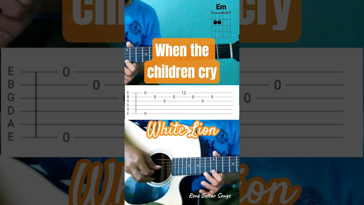 When the children cry 