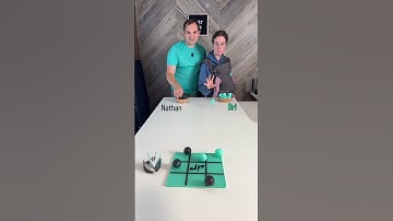 Board games with our little girl 🎲 #competition #tictactoe #familyfun