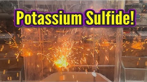 Synthesizing Potassium Sulfide in RamZland!🔥 4K+S2 → 2K2S #STEM #ScienceForKids #RamZland #Chemistry