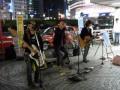 Street Performance by a Japanese Boy Band (Sasurai) outside the Metro Station in Shinjiku,Tokyo