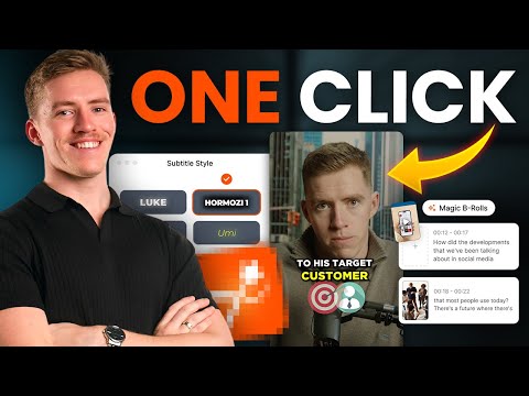 Add Captions & B Roll To Your Videos In 1 Click: Submagic Tutorial