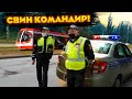 После этого видео командира посадили на шлагбаум / Комбикорм ДПС