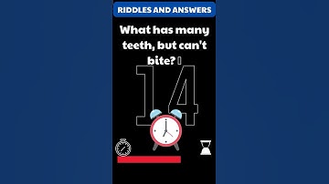 What has many teeth, but can