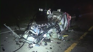 Man dies in fiery wrong-way crash involving big rig in Montgomery County