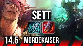 SETT vs MORDEKAISER (TOP) | Rank 7 Sett | TR Grandmaster | 14.5