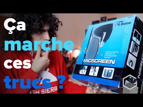 Boucliers acoustiques/Filtres réflecteurs : ÇA MARCHE CES TRUCS ? | Test du T.Bone Micscreen