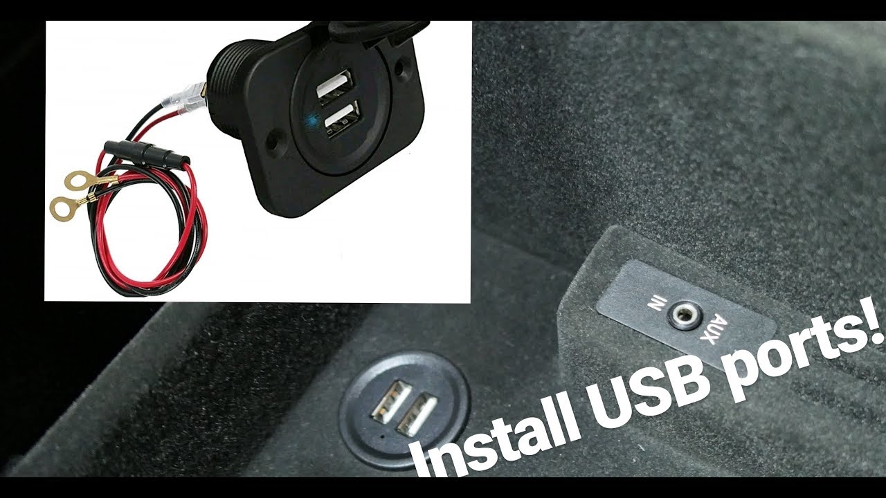 How To Install USB Ports / 2nd Cigarette Lighter | BMW E63/E64/E60/E90/E46/E36  - YouTube