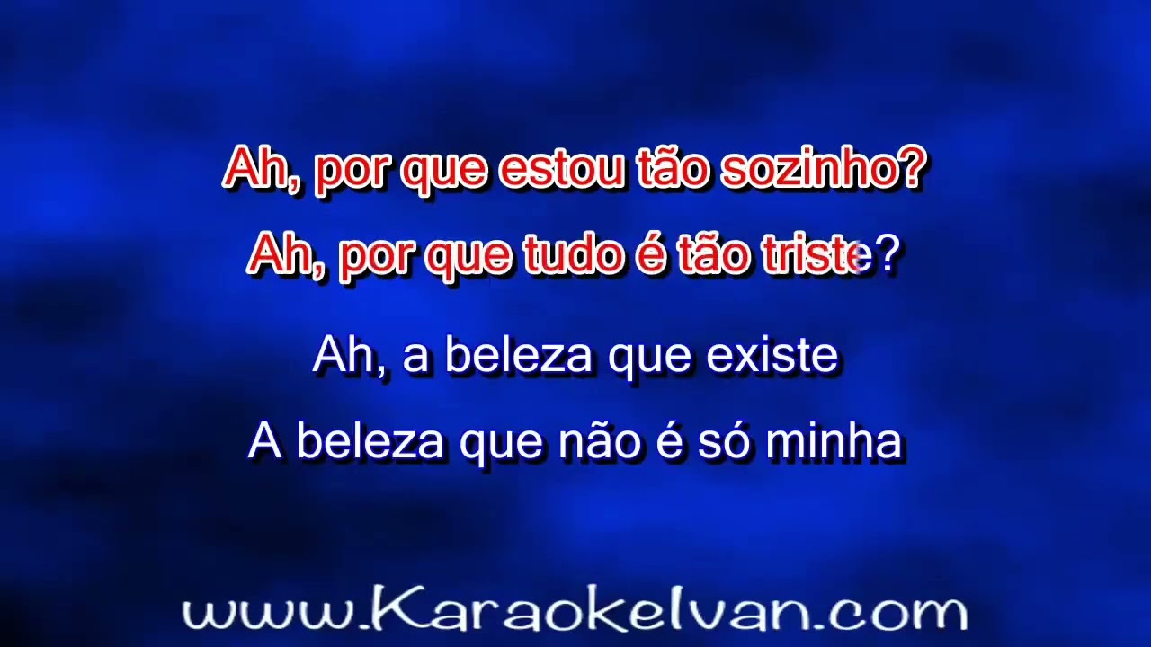 Andrea Bocelli - Garot De Ipanema (karaoke)