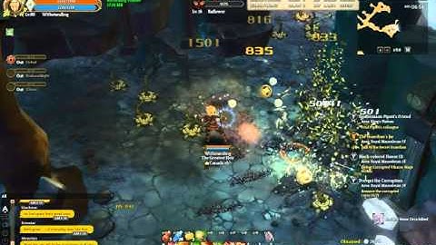 Tree of Savior - Barrage (Ranger) AOE testing...