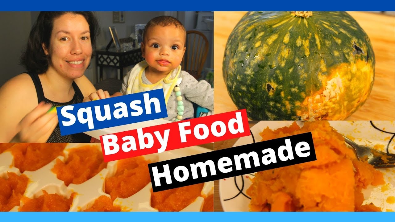Baby Food Squash homemade YouTube