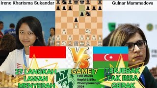 Download Lagu Brilliant Irene Sukandar menang cepat vs Gulnar mammadova di FIDE WORLD RAPID CHESS CHAMPIONSHIP2024 MP3 Download Lagu Brilliant Irene Sukandar menang cepat vs Gulnar mammadova di FIDE WORLD RAPID CHESS CHAMPIONSHIP2024 MP3
