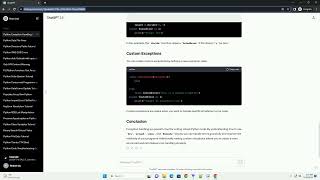 Exception handling in Python