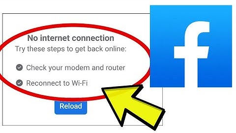 How To Fix Facebook App No internet connection Problem Solved