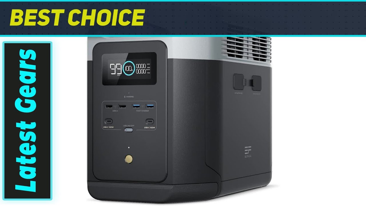 EF ECOFLOW DELTA 2 Max – The Best Fast-Charging Solar Generator for Home Backup