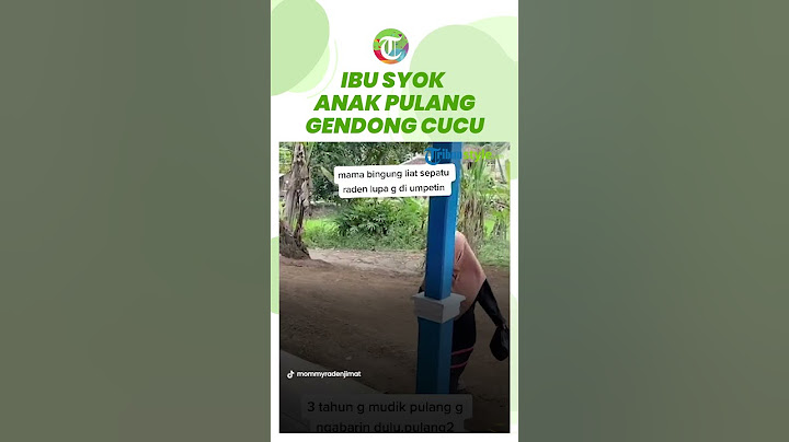 Reaksi Ibu Anaknya Sudah 3 Tahun Tidak Mudik Lebaran, Tahun Ini Pulang-pulang Gendong Cucu