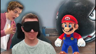 Blindfolded Mario Odyssey but someone is guiding me